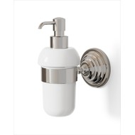 Gemstone Dispenser porta sapone L7,6xH17,2xD14,1 con finitura Nickel Lucido DEVON&DEVON - 1