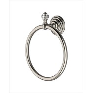 Gemstone Towel ring L21xH25,4xD8,5 with Polished Nickel finish DEVON&DEVON - 1