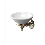 Old Navy Soap holder L11,8xH9xD12,5 with Light Gold finish DEVON&DEVON - 1