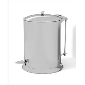 Waltz Basket L23,5xH31,5xD31 with Chrome finish DEVON&DEVON - 1