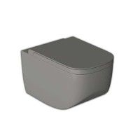 NEXT BACK TO WALL vase without side holes ANTRACITE PURE FIX360x560 Hatria 