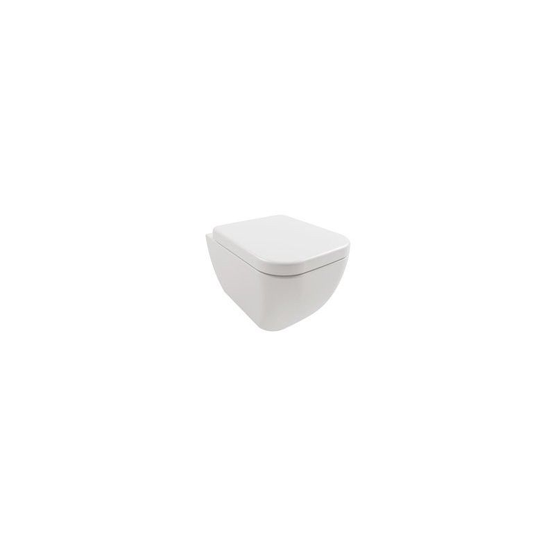 BIANCA SOS RIMLESS Wall-hung rimless wc 34,5x52 WHITE Hatria 