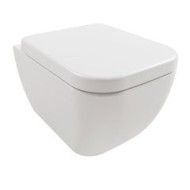 BIANCA SOS RIMLESS Wall-hung rimless wc 34,5x52 WHITE Hatria 
