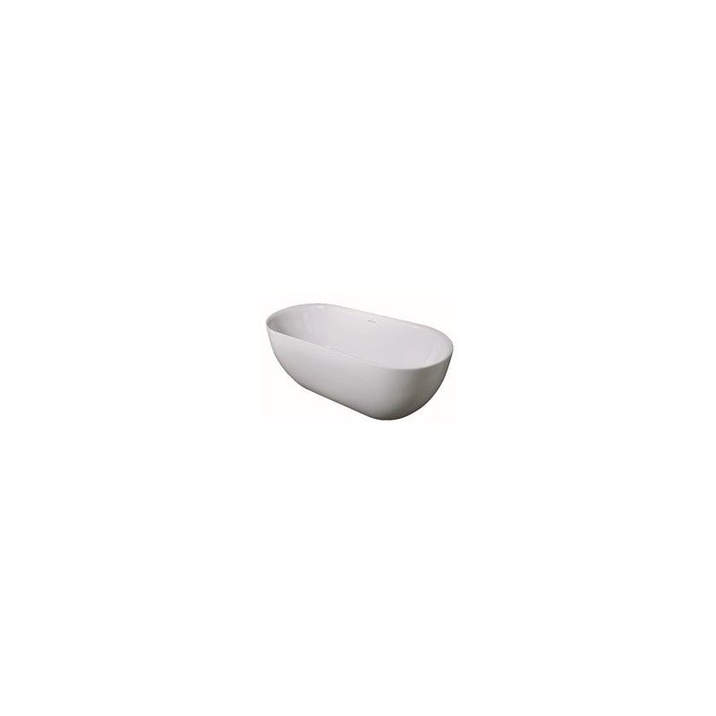 WEISSES FREISTEHENDE BADEWANNE  170X78X60 HATRIA