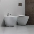 BIDET TRASLATO FOREVER 55  A TERRA Filo Muro 55x50x h41 cm   Disegno Ceramica