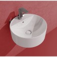 WALL-HUNG WASHBASIN 42 TWIN SET SLIM WHITE SINGLE HOLE  - Ceramica Flaminia 