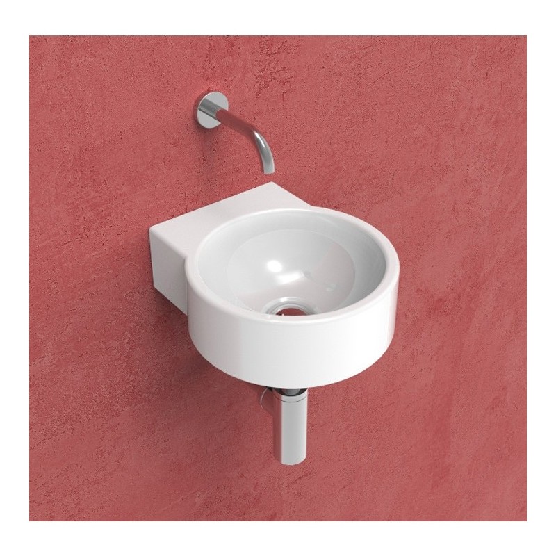 LAVABO MINI TWIN SET CM 30  BIANCO SOSPESO Ceramica Flaminia 
