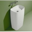 FLAG COLUMN WALL-MOUNTED WASHBASIN MONOFLAG WHITE - Ceramica Flaminia 