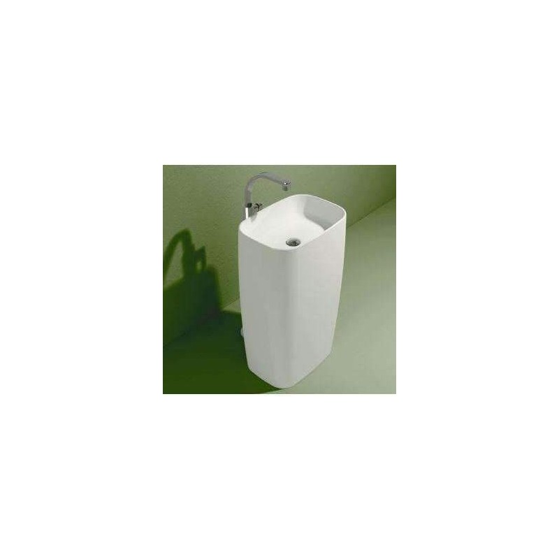 FLAG COLUMN FREESTANDING  WASHBASIN MONOFLAG WHITE - Ceramica Flaminia 