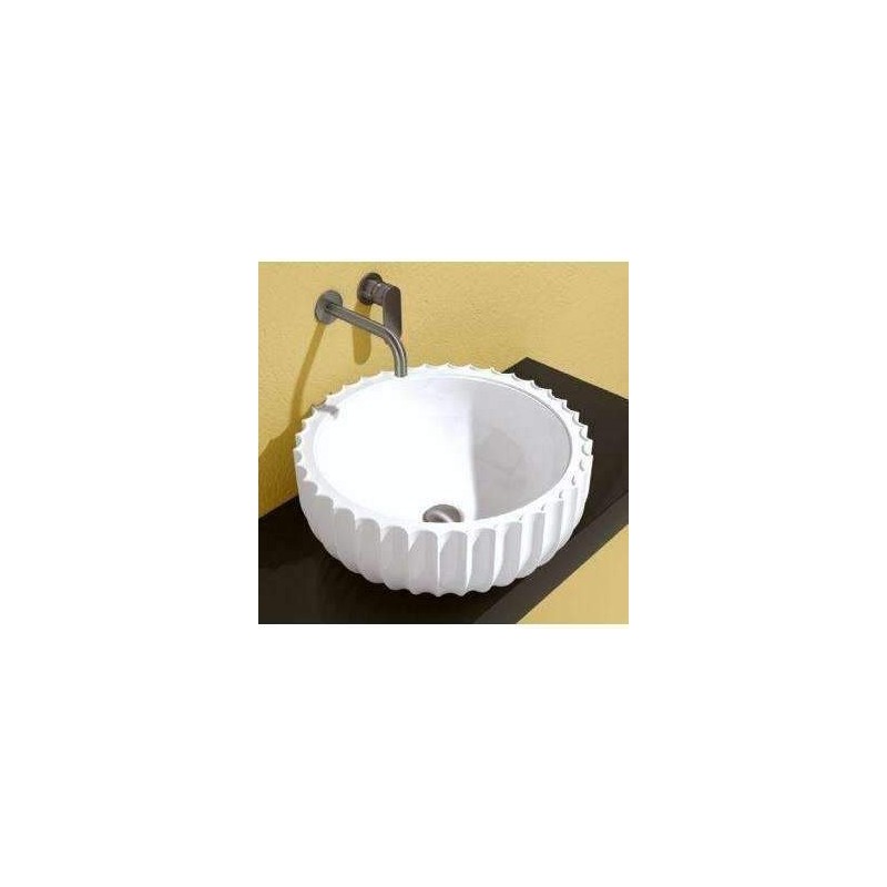 SETTECENTO AUFSATZWASCHBECKEN WEISS  FLAMINIA