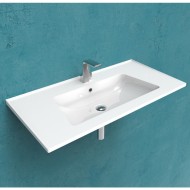 BLOOM CONSOLLE 105 WALL-HUNG WHITE  - Ceramica Flaminia BM105LFAN