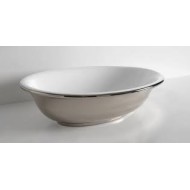 BOLL EVIER 56 SOUTIEN TROU CENTRAL BLANC   - Ceramica Flaminia BL56L CERAMICA FLAMINIA - 2