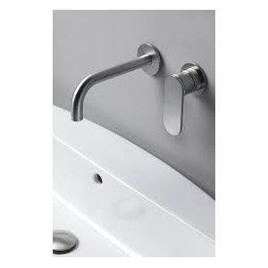 X1 MITIGEUR DE LAVABO ENCASTRABLE MONO LEVIER ACIER - Ceramica Flaminia 
