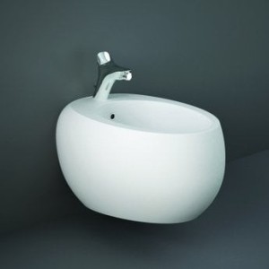 Wall-hung bidet single hole hidden fixings included CLOUD  Rak Ceramics