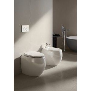 Hängendes WC RIMLESS mit versteckter Befestigung CLOUD WEISS MATT  Rak Ceramics