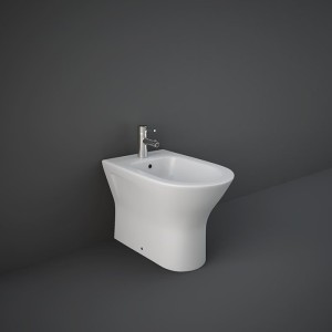 Matt White single hole back to wall bidet 52x36x40 cm FEELING  Rak Ceramics