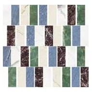 MARMOREA INTENSA Mosaico MIX 2,9X7,5 Levigato Rettificato - Ceramica Fioranese 0M5MS3L FIORANESE CERAMICHE - 1