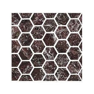 MARMOREA INTENSA ROSSO Levigato Mosaico EXA - Ceramica Fioranese M54MS1L FIORANESE CERAMICHE - 1