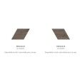 TAVOLATO CHEVRON  MARRONE CHIARO A 31x29,5 cm - CASALGRANDE PADANA 3851243