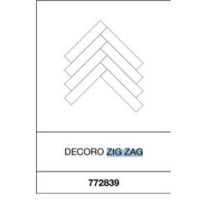 MATCH UP 48x24 DECORO  ZIG ZAG_10MM ON DEMAND  - Cerim 772839 FLORIM CONTEMPORARY DESIGN - 1
