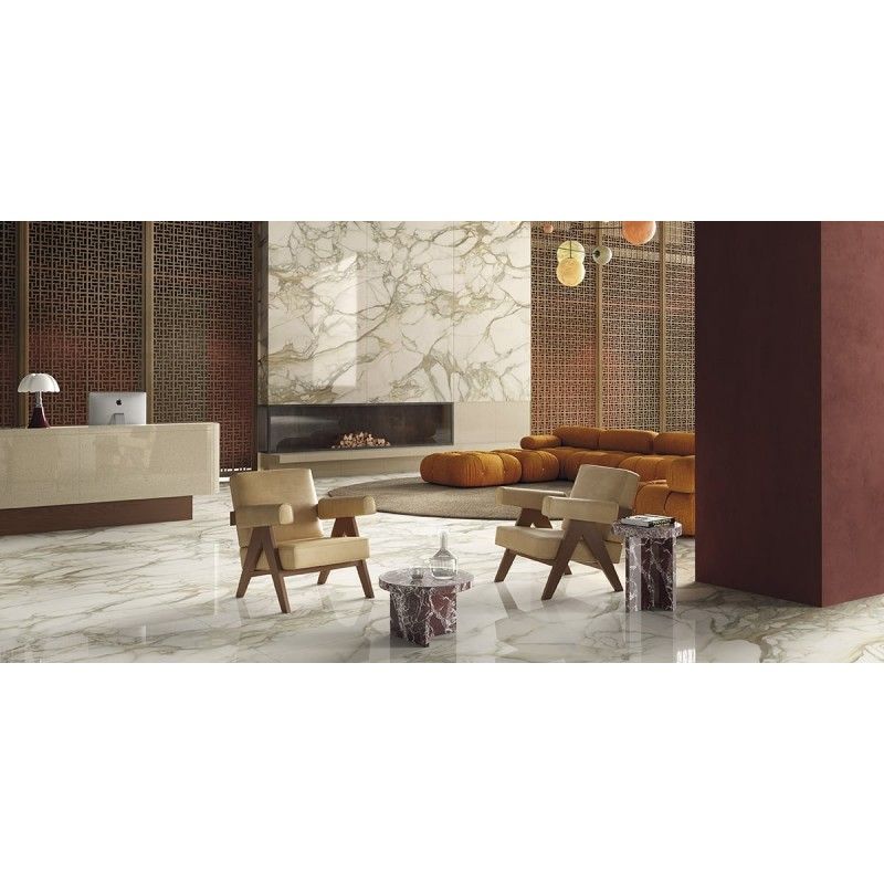 MAXIMUM MARMI 300X150 MAXIMUM CALACATTA DORATO 6mm LUCIDATO - Graniti Fiandre MML25961530 GRANITI FIANDRE - 1