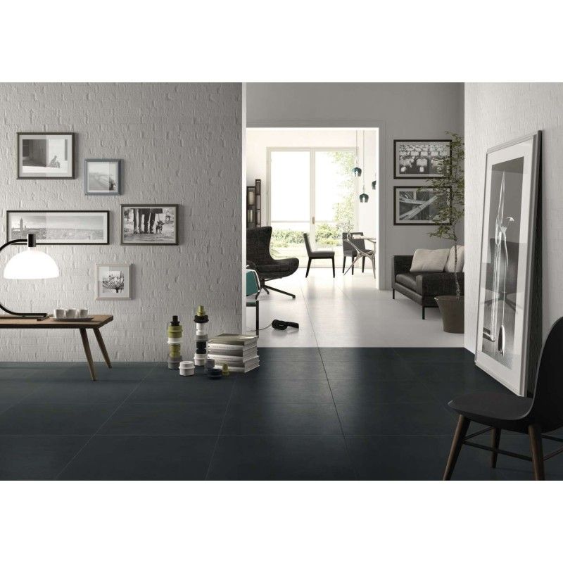 JUST GREY 60X60 SUPER BLACK BRUSHED - Graniti Fiandre P600122 GRANITI FIANDRE - 1