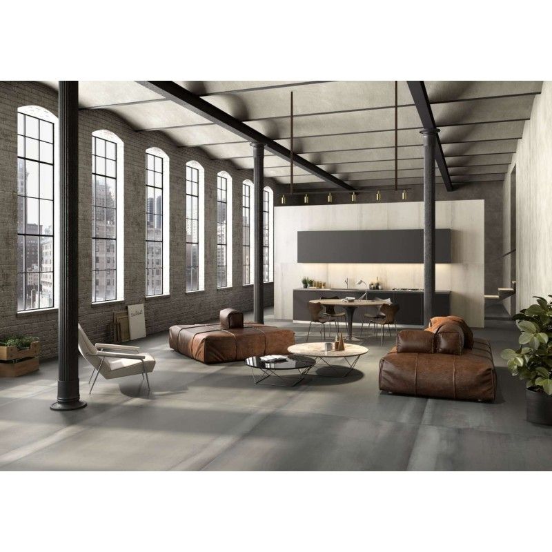 GREAT METALS (PG) 75X75 STEEL SLEEK - Graniti Fiandre P7575127 GRANITI FIANDRE - 1