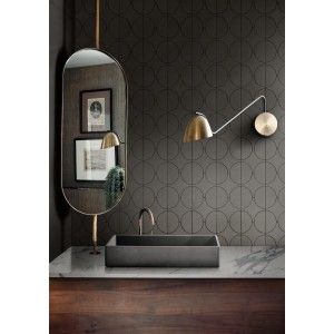 CEMENTUM CARBON MOSAIK CERCHI  23,8X41,4 cm - MARAZZI M9Y4 MARAZZI  - 1