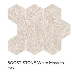 BOOST STONE White Mosaique Hex 25,28,5    - Atlas Concorde A67I CERAMICHE ATLAS CONCORDE - 1