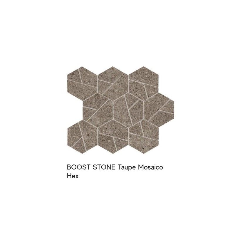 BOOST STONE Taupe Mosaik Hex 25,28,5    - Atlas Concorde A7CX CERAMICHE ATLAS CONCORDE - 1