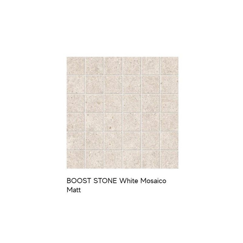 BOOST STONE White Mosaico Matt 30x30 - Atlas Concorde A7DD CERAMICHE ATLAS CONCORDE - 1
