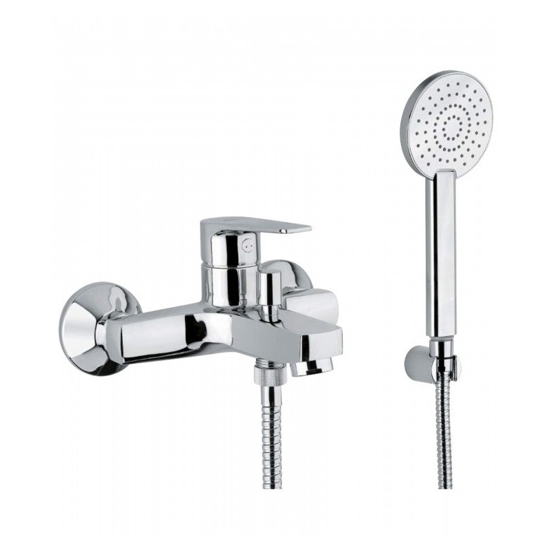 Bongio PI7 miscelatore vasca esterno completo di set doccia BONGIO RUBINETTERIE  - 2