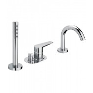 Bongio PI7 deck bath mixer with handshower set BONGIO RUBINETTERIE  - 2