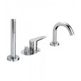 Bongio PI7 deck bath mixer with handshower set BONGIO RUBINETTERIE  - 2