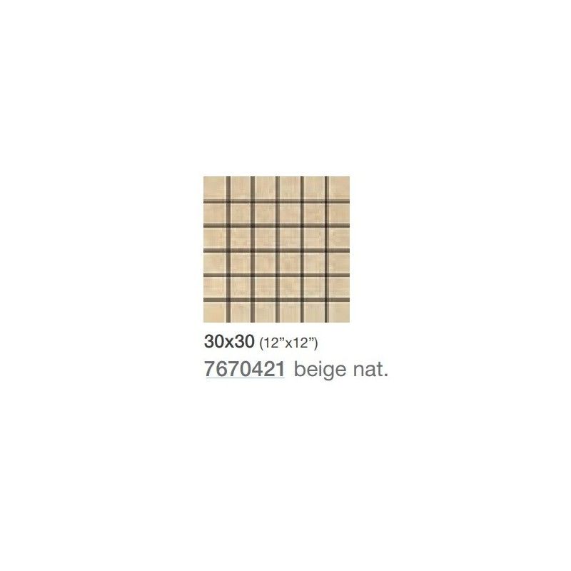 NEUTRA BEIGE MOSAICO 30X30 - Saime Ceramiche  7670421 SAIME CERAMICHE - 1