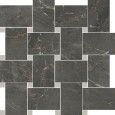 Sybil Contrasti Black Poli avec Tozz. Piombo Mosaique  30x30 - Cerdomus 84496 CERDOMUS - 1