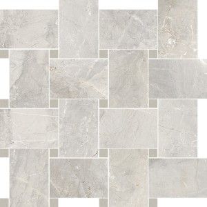 Sybil Contrasti Light Grey Levigato  con Tozz. Piombo Mosaico  30x30 - Cerdomus 84498 CERDOMUS - 1
