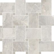 Sybil Contrasti Light Grey Levigato  con Tozz. Piombo Mosaico  30x30 - Cerdomus 84498 CERDOMUS - 1