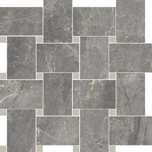 Sybil Contrasti Silver Levigato con Tozz. Piombo Mosaico  30x30 - Cerdomus 84499 CERDOMUS - 1