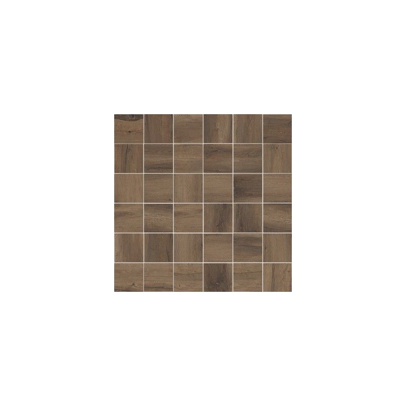 KUNI Marrone 30x30 Mosaico Naturale Strutturato Opaco - Ceramica d'Imola MK.KUNI 30T CERAMICA D'IMOLA - 1