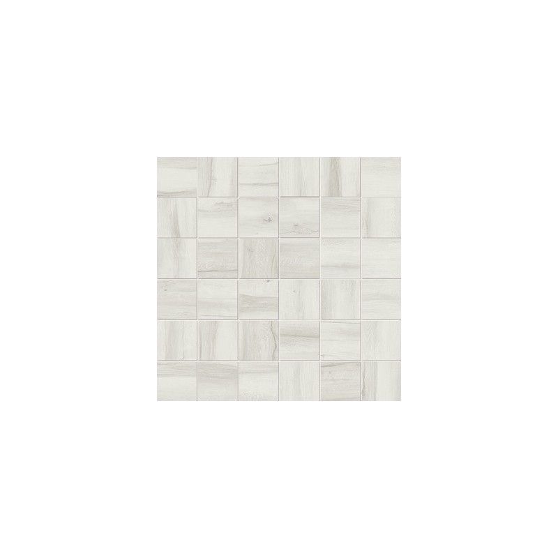KUNI Bianco 30x30 Matt Textured Natural Mosaic - Ceramica d'Imola MK.KUNI 30W CERAMICA D'IMOLA - 1