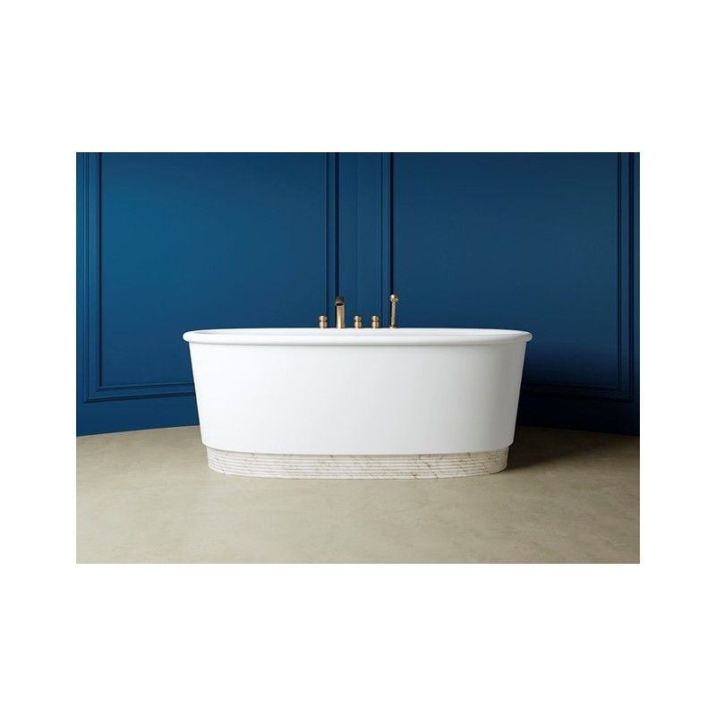 HOLIDAY Bathtub in White Tec Plus 175.7 x H: 66.5 x D: 89.7