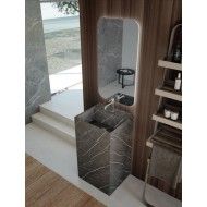Lavabo Monolite Lime 0 50cm Pulpis scuro - AZZURRA  Arredobagno AZZURRA GROUP - 1