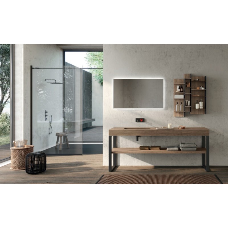Bathroom cabinet Composition LIME 0 210cm Rovere Monet - AZZURRA  Arredobagno AZZURRA GROUP - 1