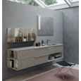 Bathroom cabinet Composition LIME 1.0 90cm Pulpis chiaro - AZZURRA  Arredobagno AZZURRA GROUP - 1