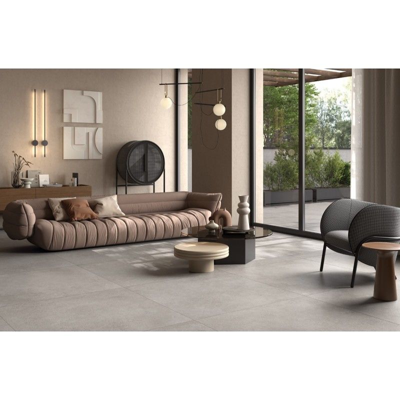 GEA Argento 120x120 Naturale Strutturato Opaco Rettificato  - LA FAENZA GEA6 120AG RM LA FAENZA - 1