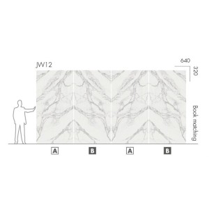 JEWELS JW 12_A SILK STUOIATO 12MM 162X324 STATUARIO LUNENSIS - Mirage  UA31 MIRAGE - 1