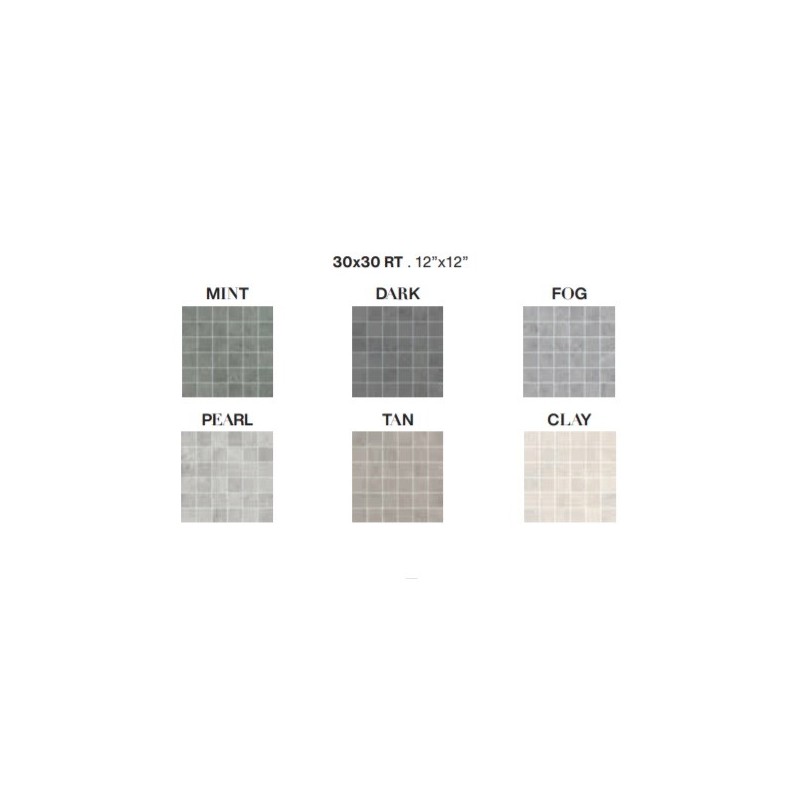 YOURMATCH CLAY MOSAIQUE 30X30 ASS - Ceramiche Supergres MCLM CERAMICHE SUPERGRES - 1