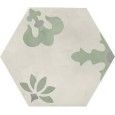 TERRA.ART GIGLIO SABBIA/MENTA ESAGONA  25x21,6 -Marca Corona  I417 CERAMICHE MARCA CORONA  - 1