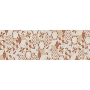 TERRA.ART MIX TRAMONTO/CREMA Hexagon  25x21,6 -Marca Corona  I429 CERAMICHE MARCA CORONA  - 1